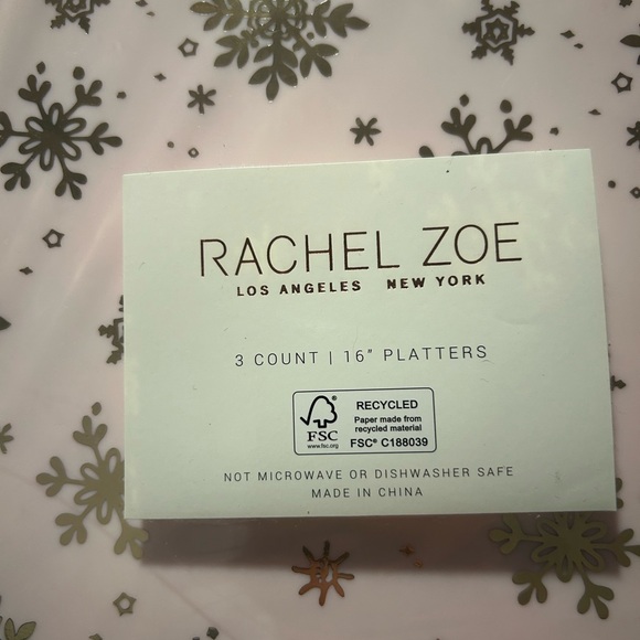 💎Set of 3 Rachel Zoe Serving Platters - Picture 2 of 3